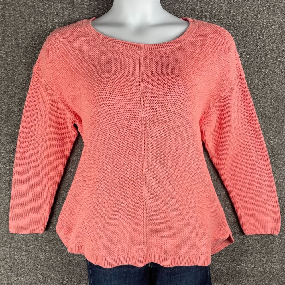 Talbots Sweater Womens Size 2X Pink Beachy Work Office Capsule Everyday Casual
